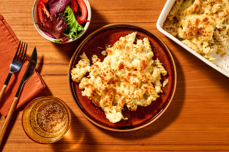Cheesy Loaded Cauliflower Pasta Bake
