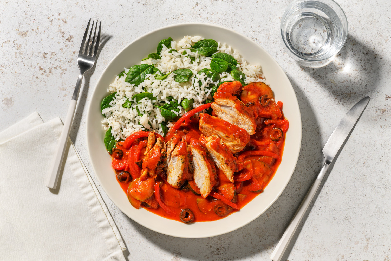 Mediterranean Chicken & Olive Medley