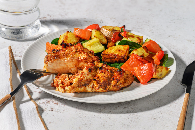 Fetta & Semi-Dried Tomato Stuffed Chicken