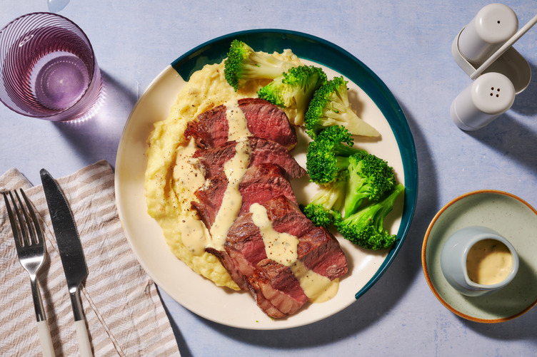 Double Lemon Pepper Beef Rump & Béarnaise Sauce
