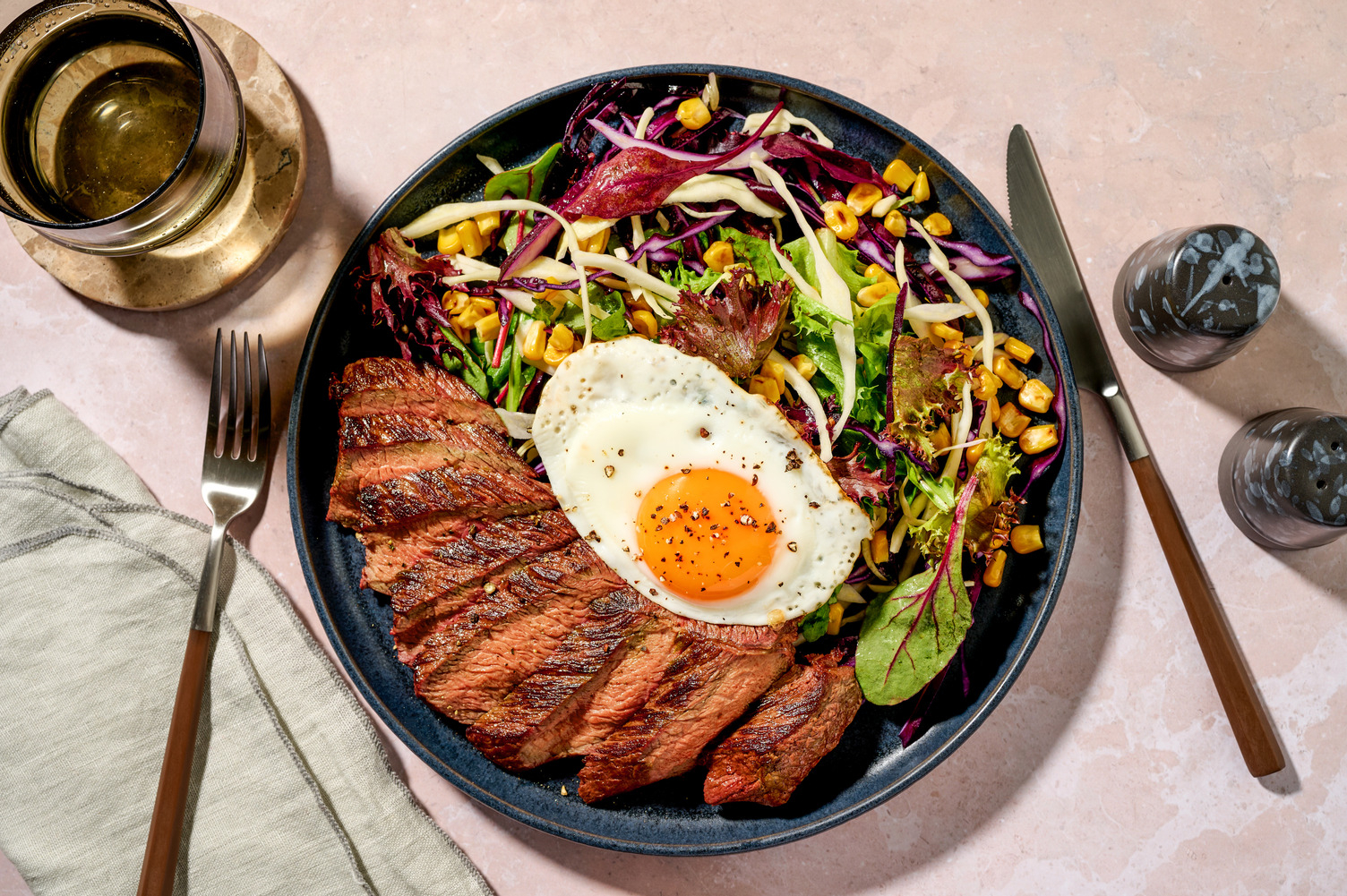Double Sticky Korean Beef Rump & Corn Slaw