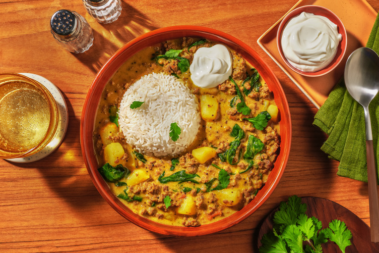 Spiced Lamb Keema Aloo & Instant Rice