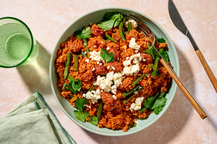 Smokey Chicken & Green Bean Pearl Couscous