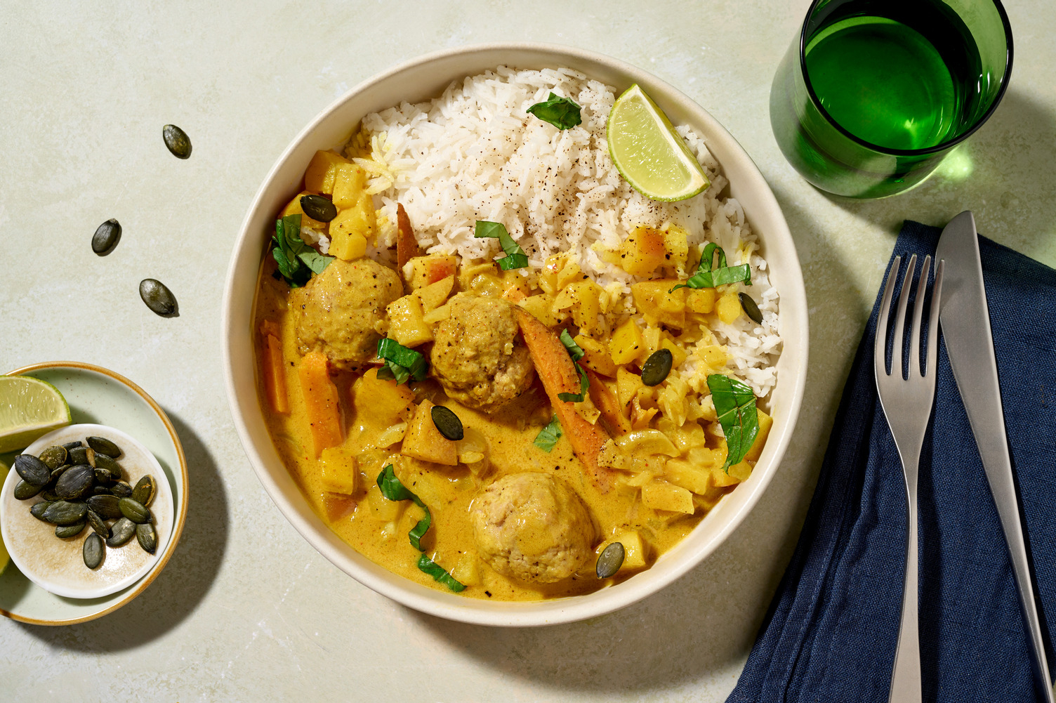 Sportersfavoriet: zoete-aardappelcurry met appel en rijst