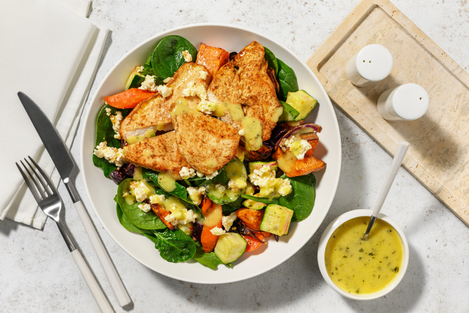 Nan’s Spiced Prawn & Roast Veggie Toss