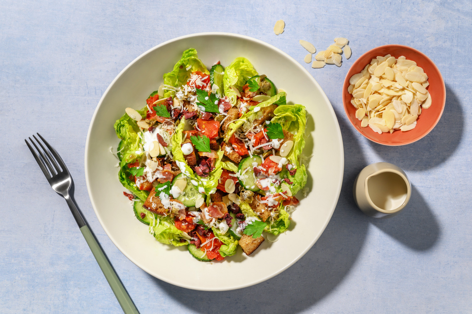 Loaded Bacon & Tangy Cos Heart Salad