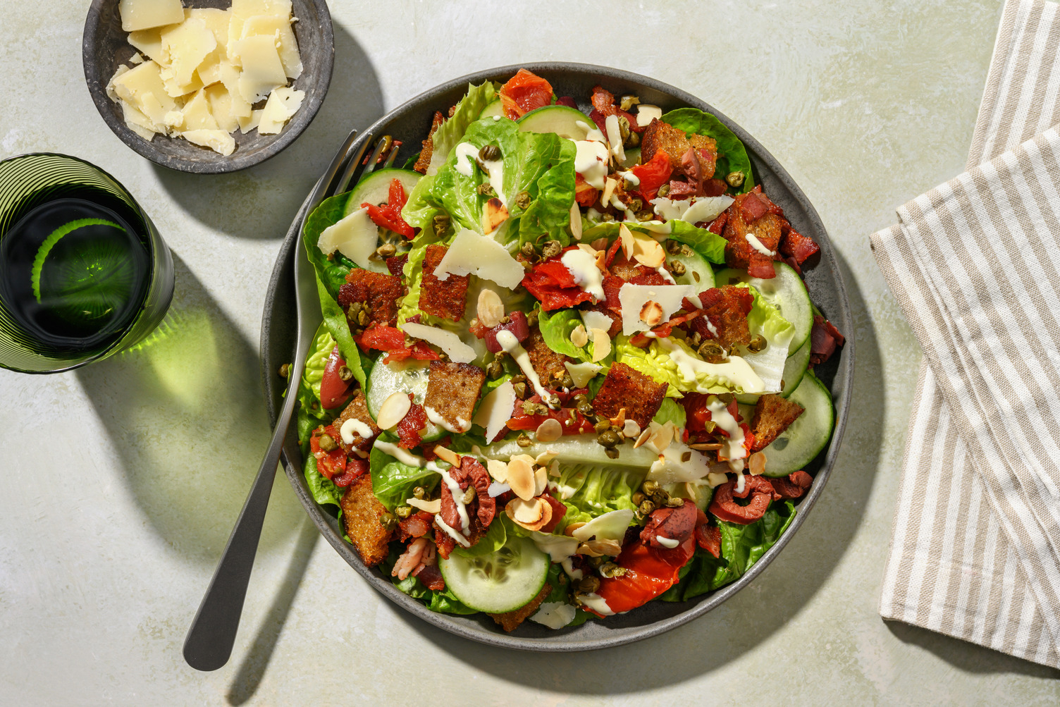 Loaded Bacon & Tangy Cos Heart Salad