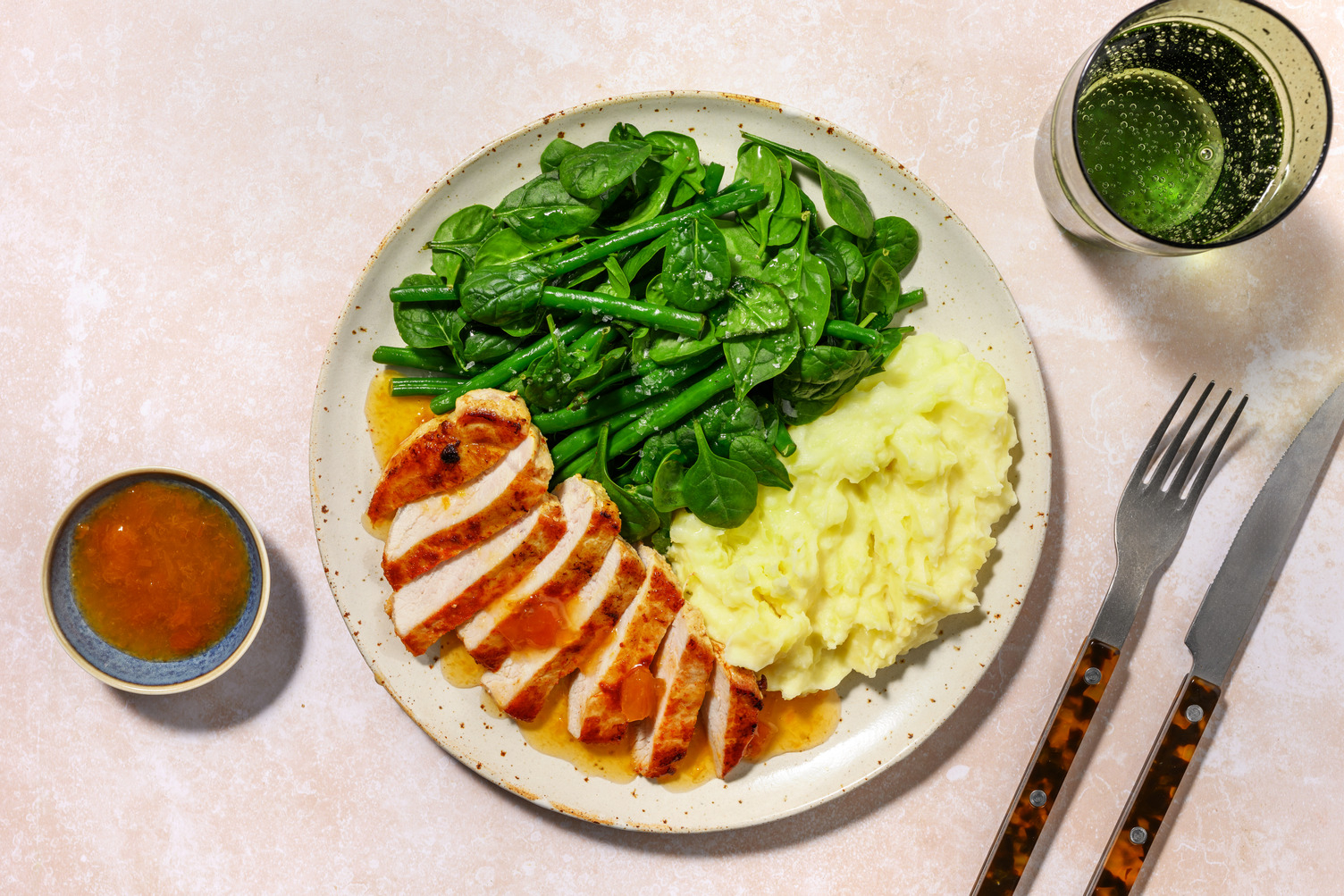 Double Seared Paprika Pork & Apricot Glaze