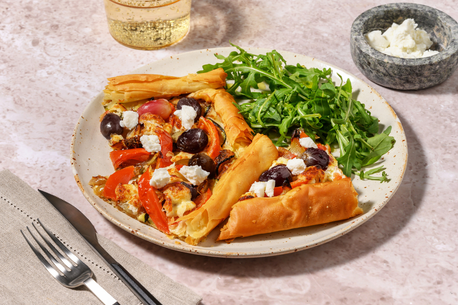 Savoury Midnight Grape Garden Galette