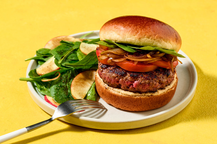 Foolproof Italian Crumbed Fish Cheeseburger