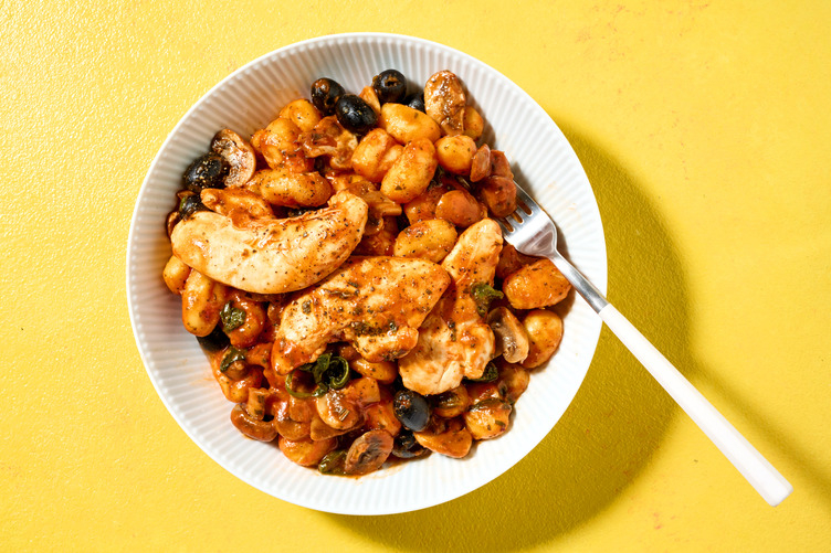 No Chop Chicken Cacciatore Gnocchi