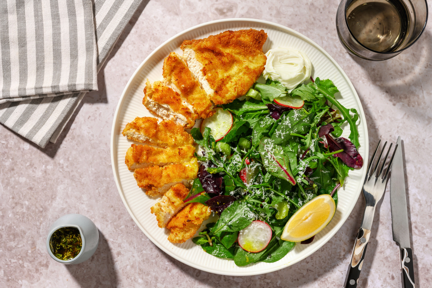 Classic Golden Chicken Schnitzel 