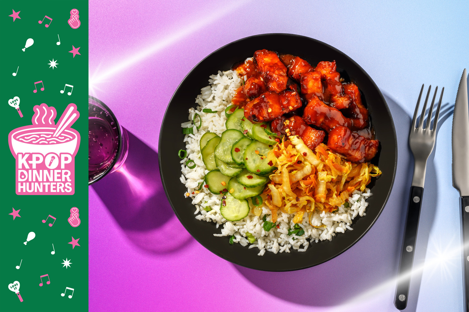 Braised Gochujang Pork Belly Rice Bowl