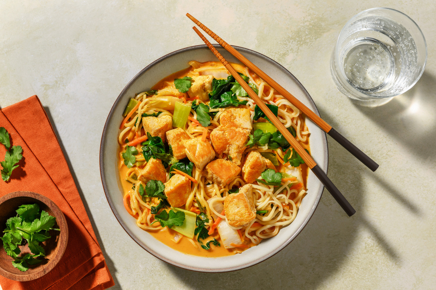 Double Express Red Thai Chicken Curry Noodles