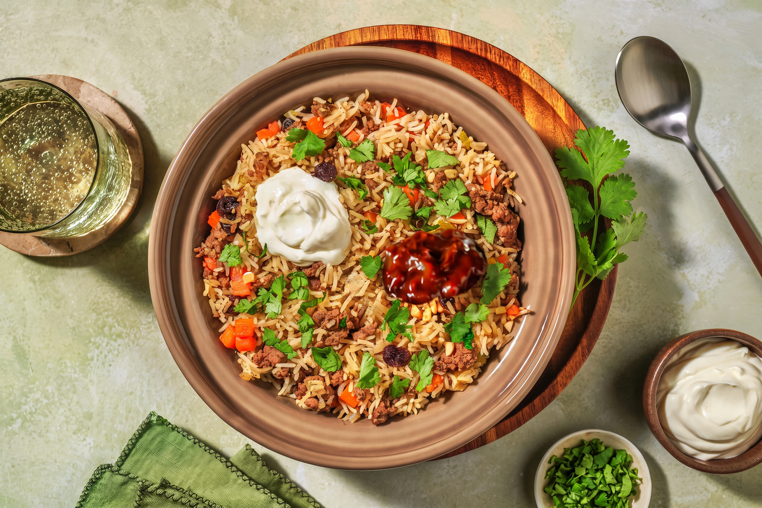 No Chop Double Lamb & Jewelled Veggie Biryani 