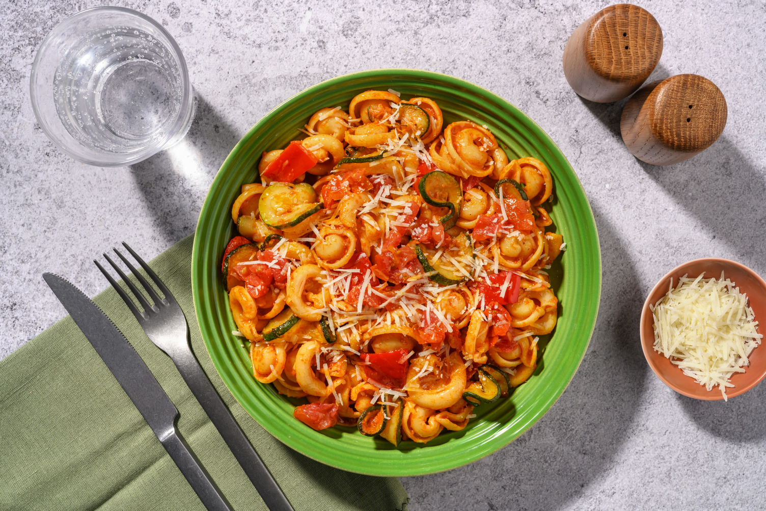 Rustic Bacon & Semi-Dried Tomato Pasta