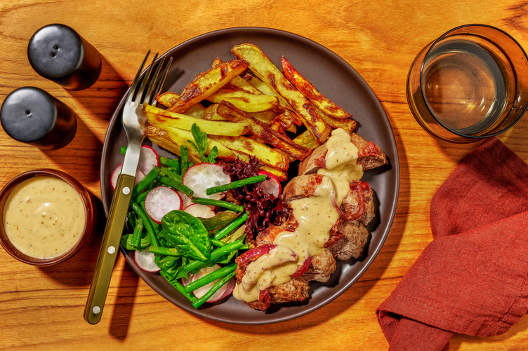 Seared Chicken & Dijon-Onion Sauce