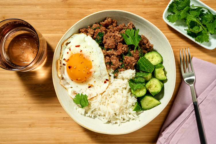 Sticky Double Garlic Lamb & Fragrant Rice