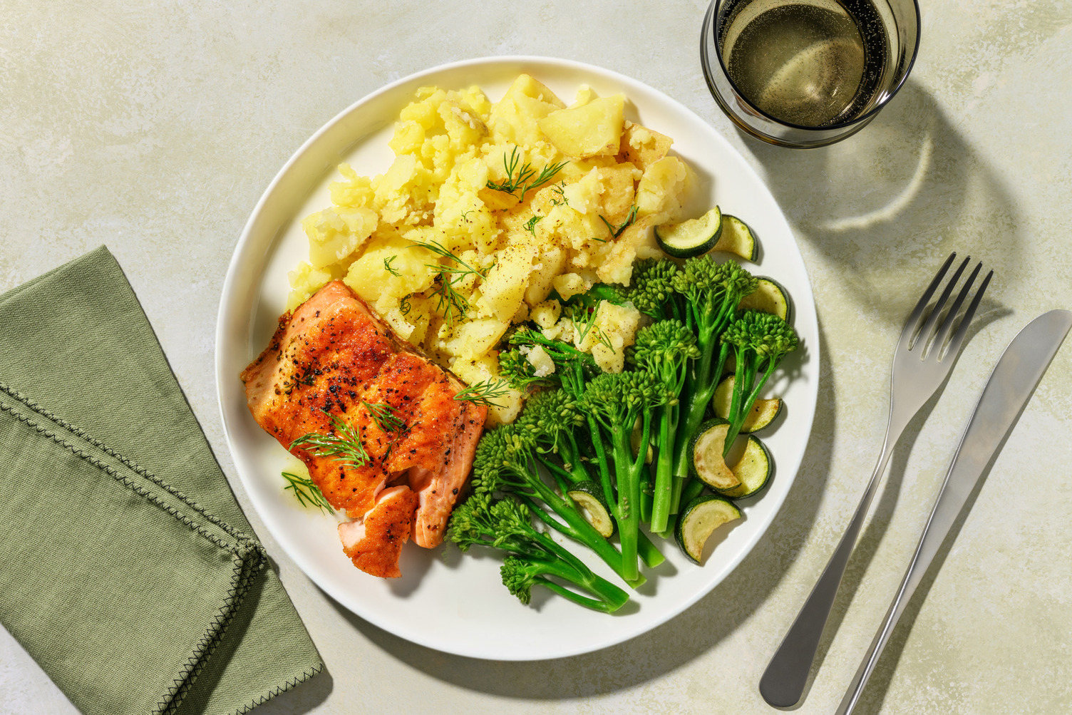 Lemon Pepper Chicken & Dill-Butter Sauce
