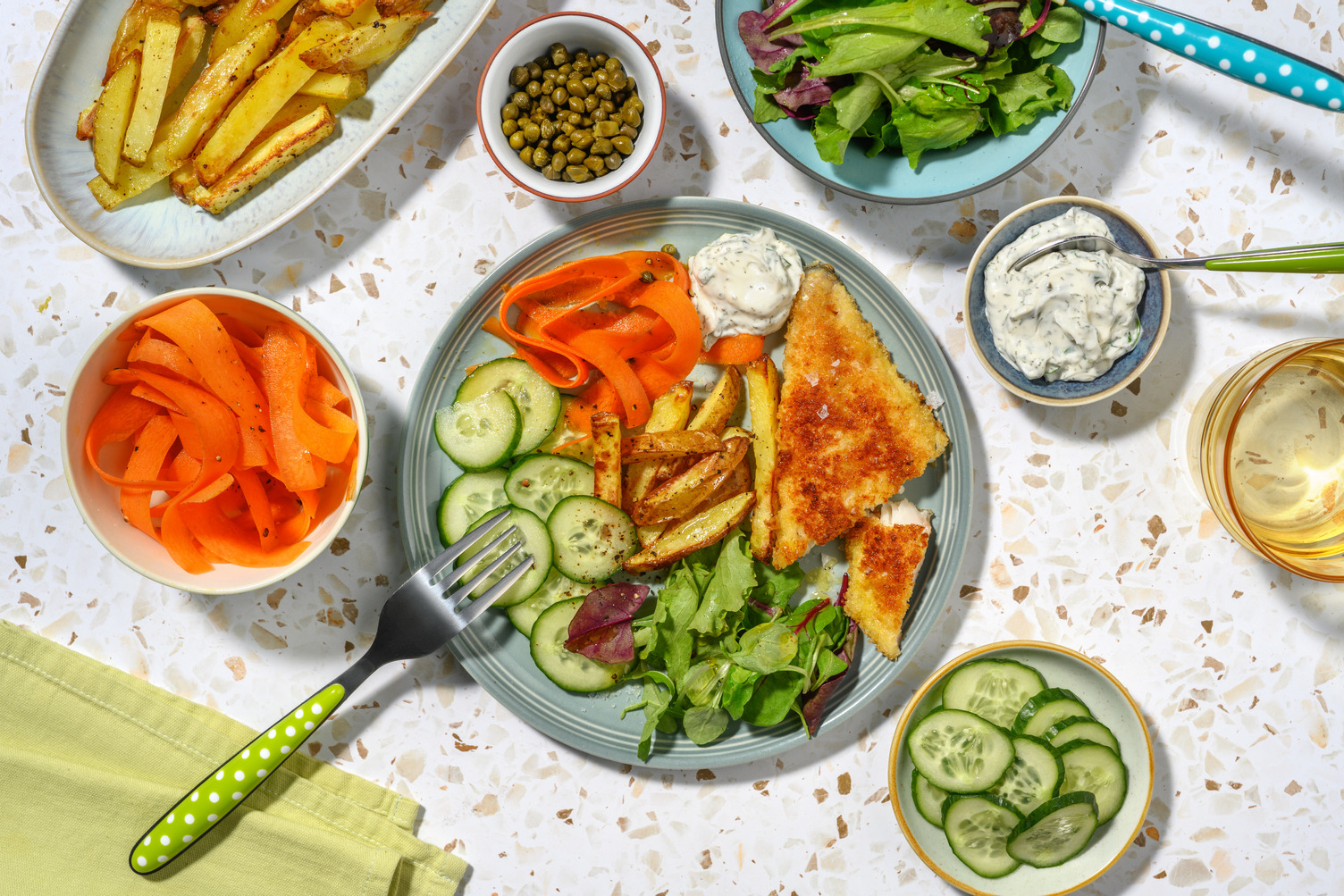 Crumbed Fish & Chips Shop