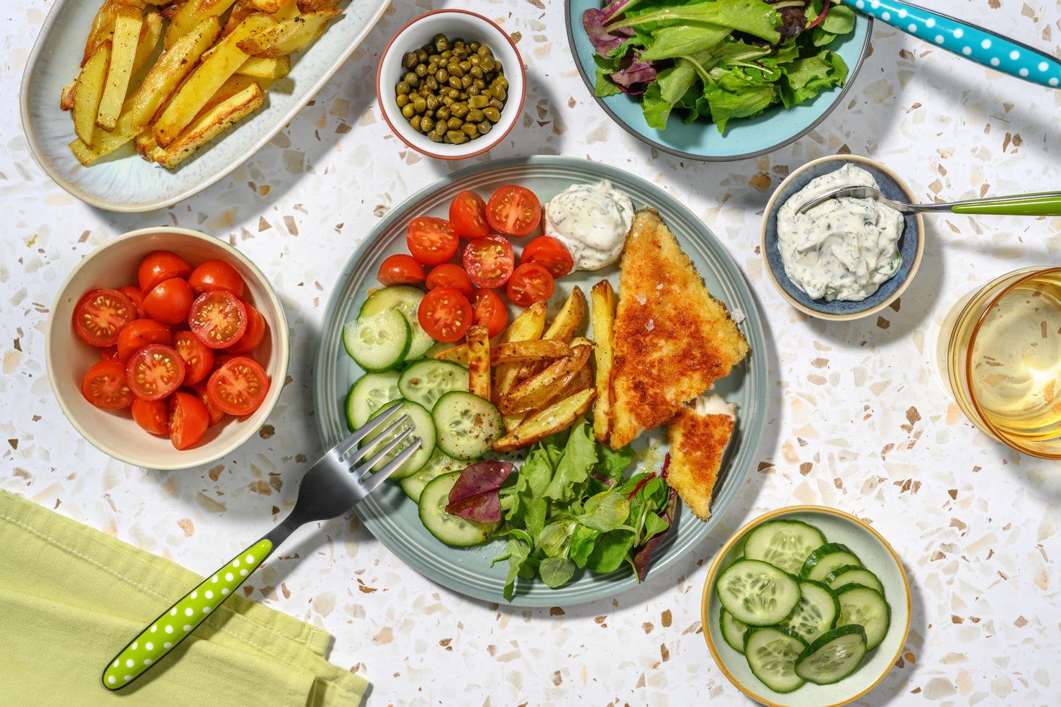 Crumbed Fish & Chips Shop