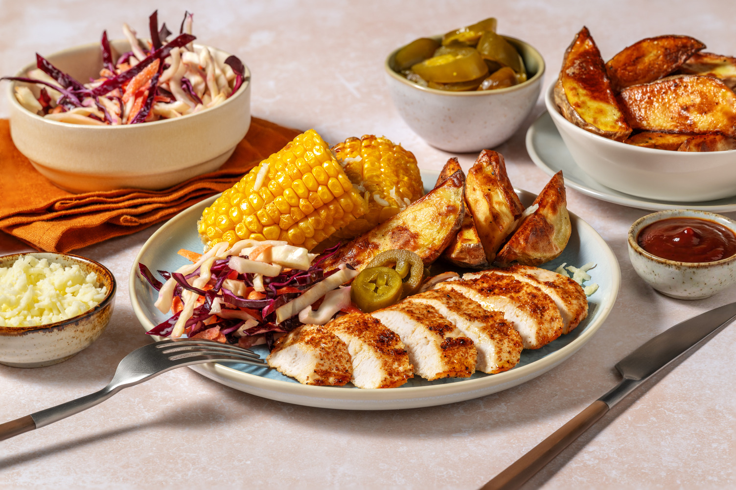 Southern-Style Plant-Based Crumbed Chick'n & Slaw Spread