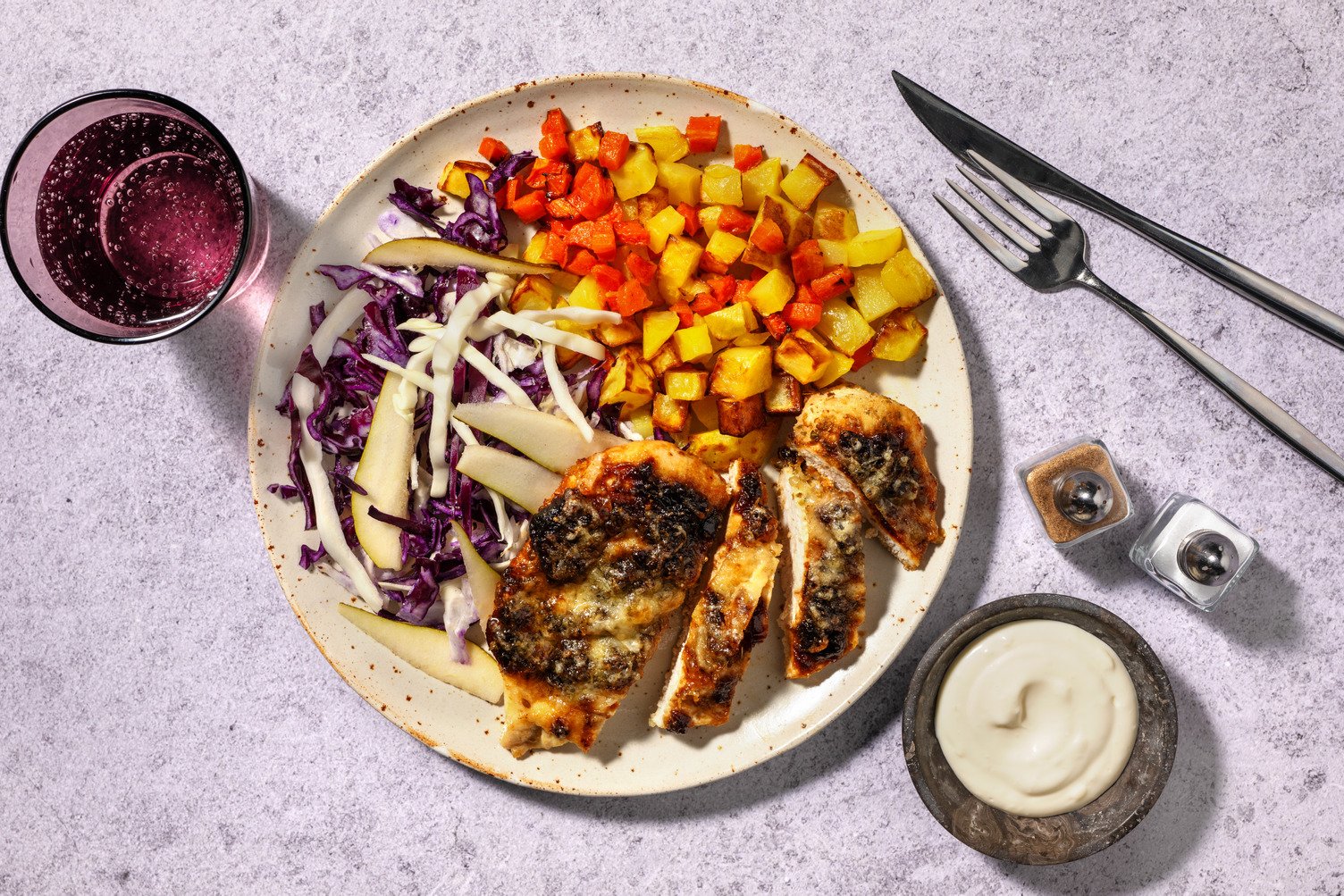 Parmesan-Herb Hasselback Chicken