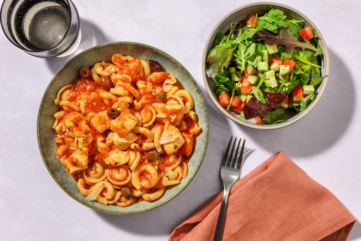 One-Pot Chicken & Olive Orecchiette