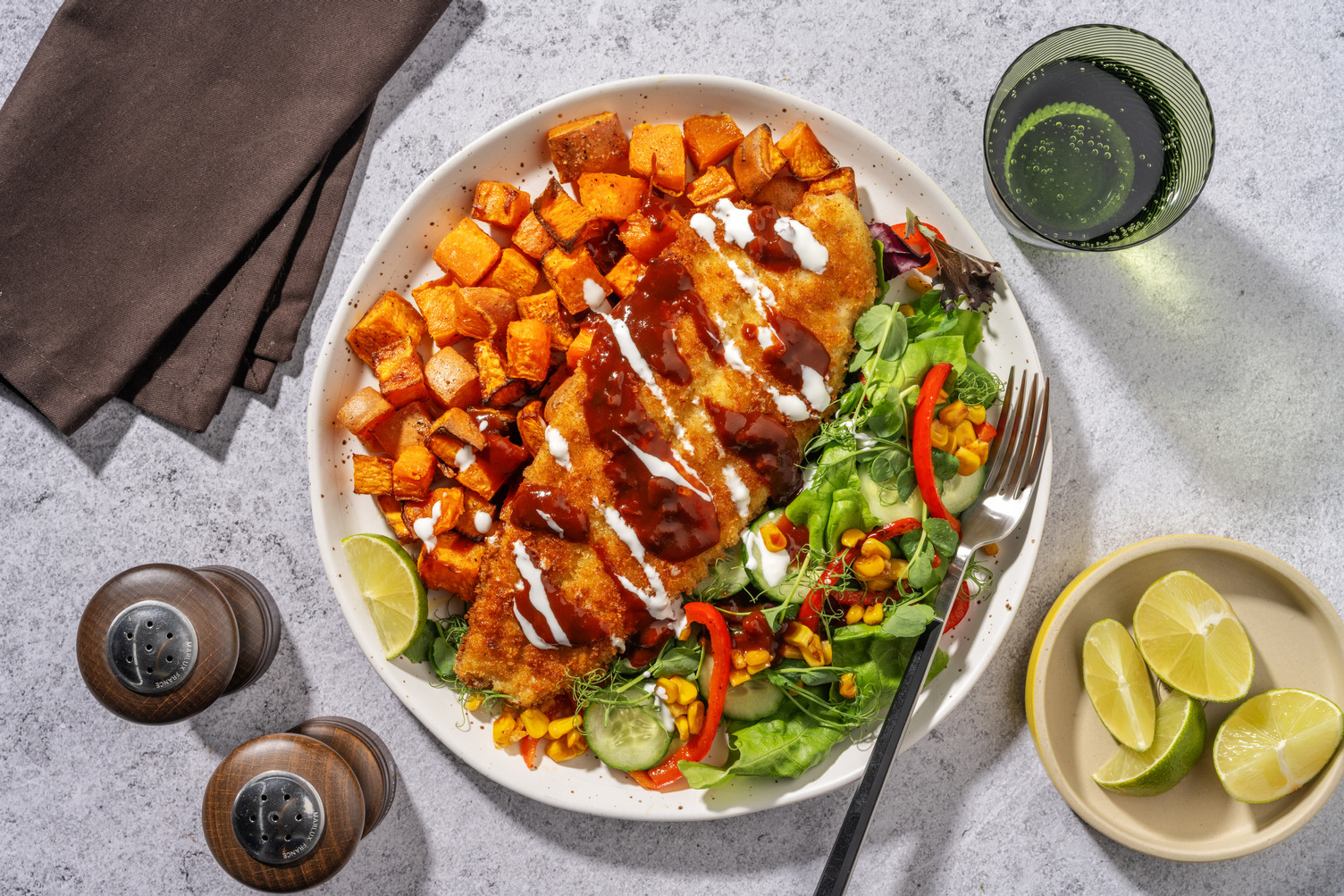 Baja-Style Salmon & Sweet Potato