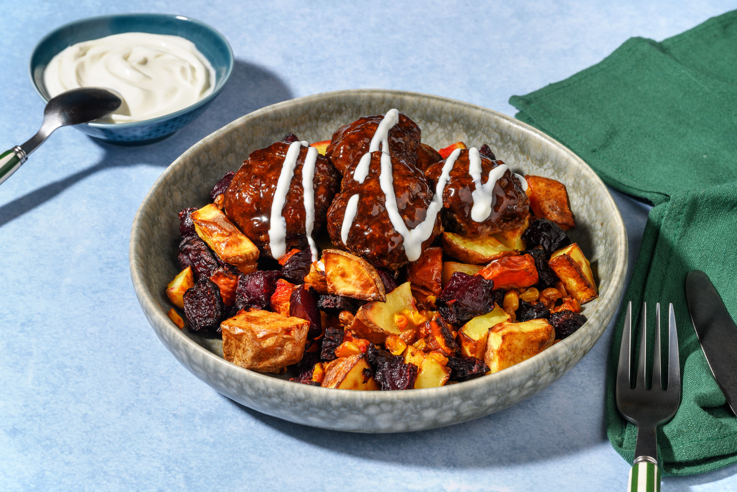 Sticky Southern Pork Rissoles