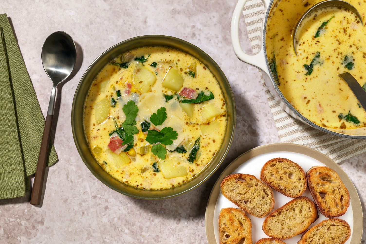 One-Pot Warming Double Bacon & Potato Soup