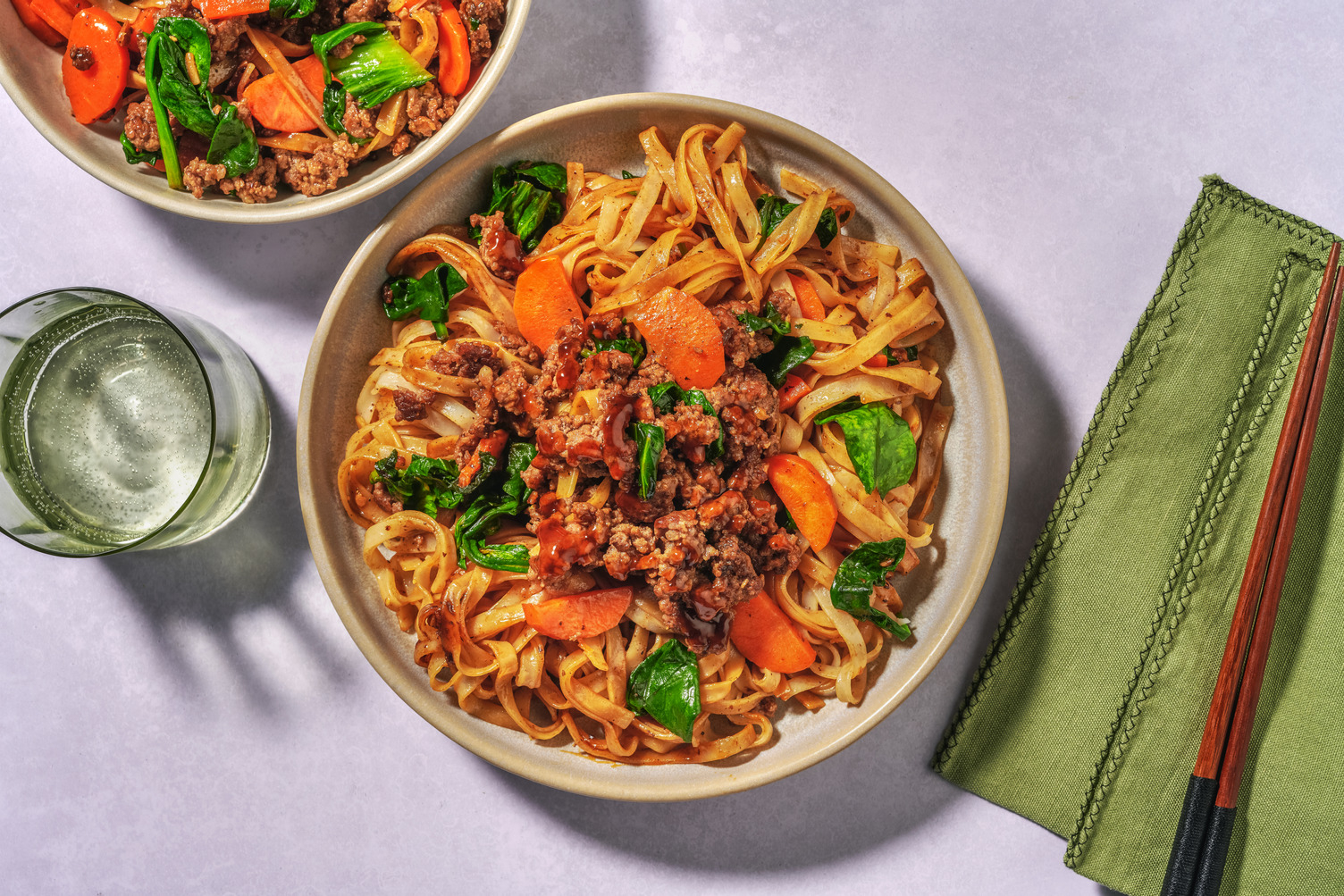 Char Siu Pork Noodle Stir-Fry
