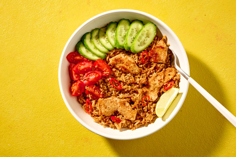 One-Pan Prawn Laksa Fried Rice
