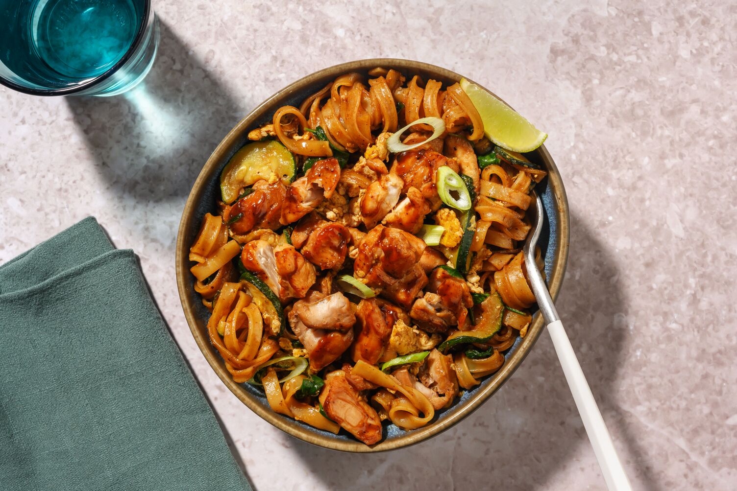Thai-Style Sweet Soy Prawn & Rice Noodles