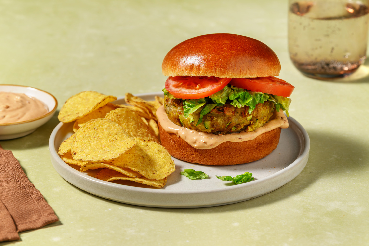 Picante Bacon, Bean, Lentil & Zucchini Burger