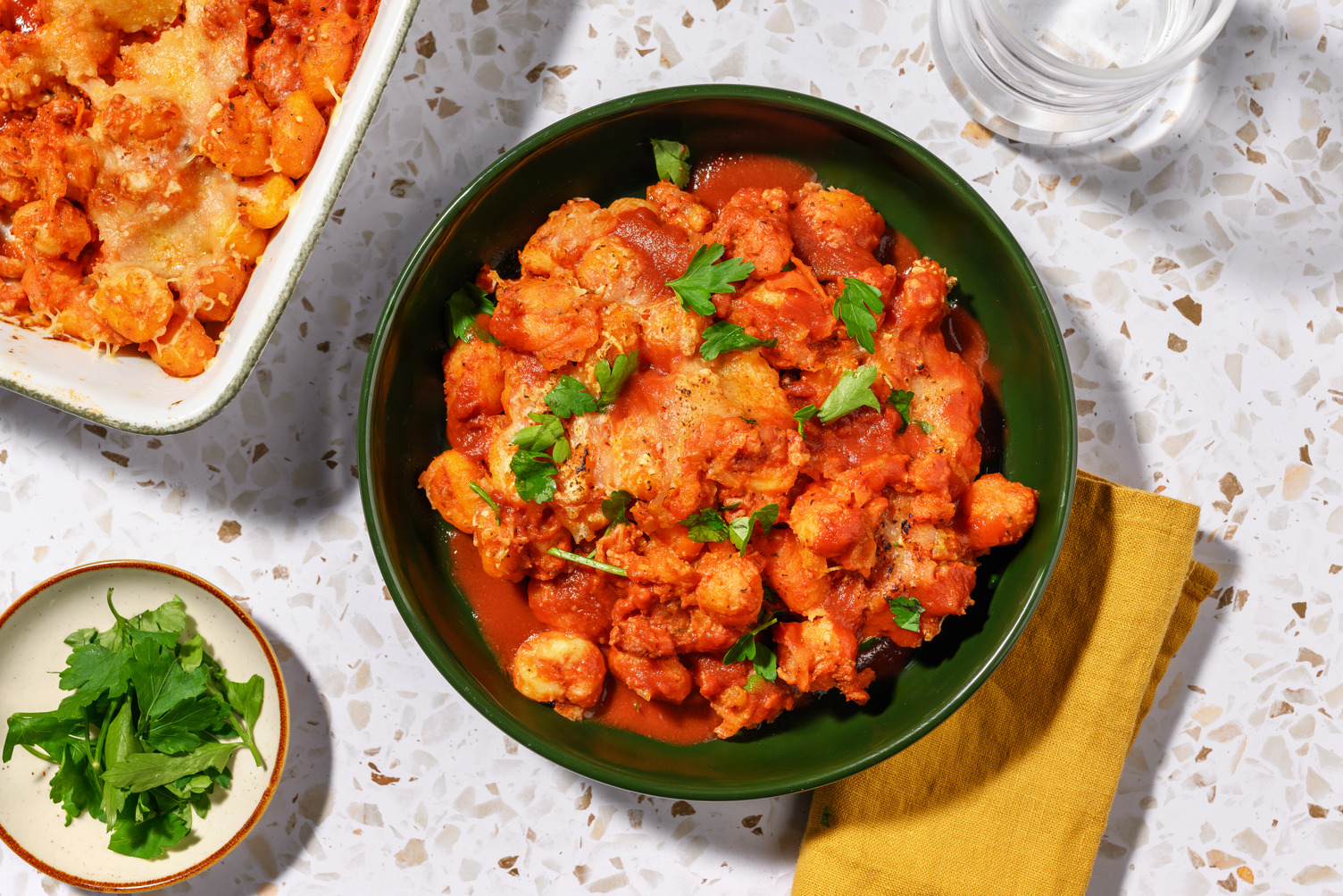 Easy Bacon & Veggie Gnocchi Bake