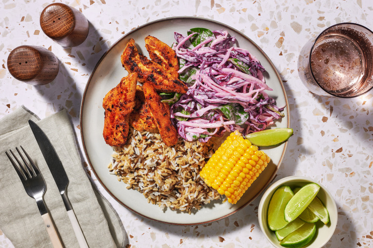 Fast Fiesta Lime Salmon & Wild Rice