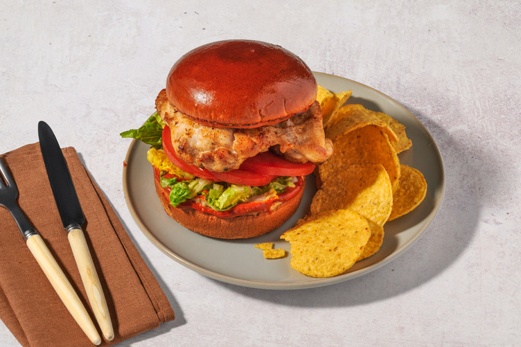 Portuguese Peri-Peri Haloumi Burger
