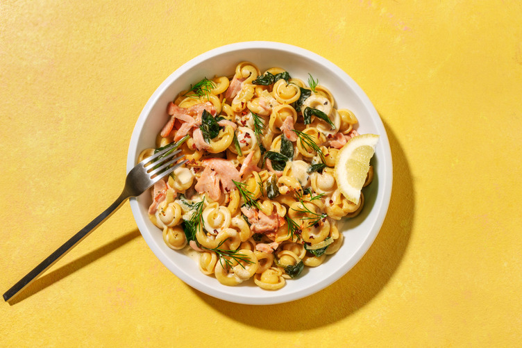 Creamy Lemon Smoked Chicken Fasta-Pasta