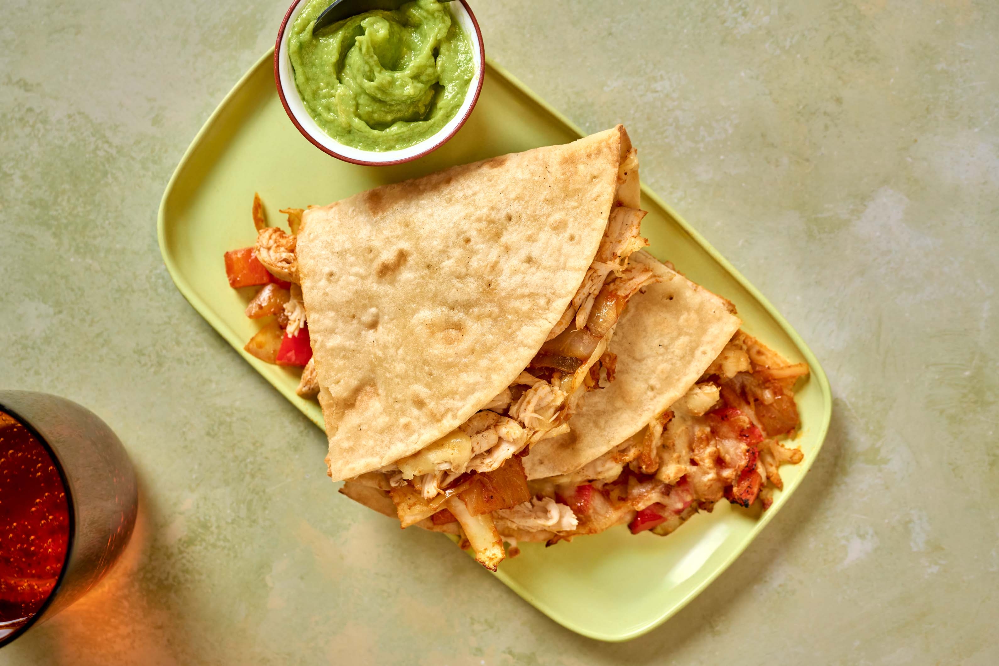 Double Chicken Quesadillas