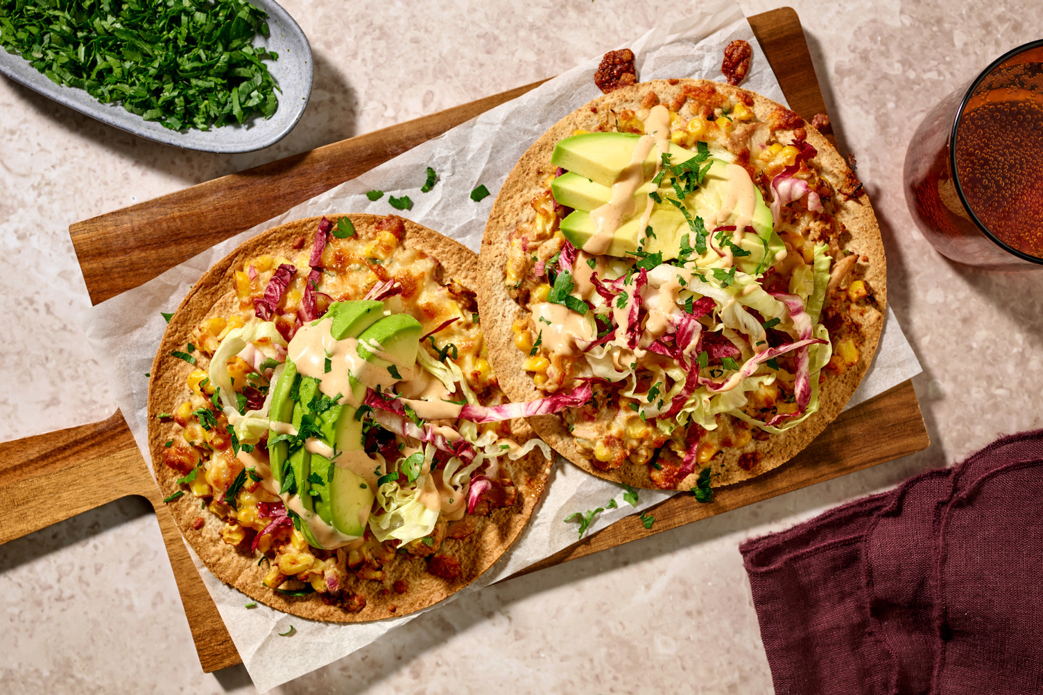 Focus sport : Tostadas au thon & fromage fondant