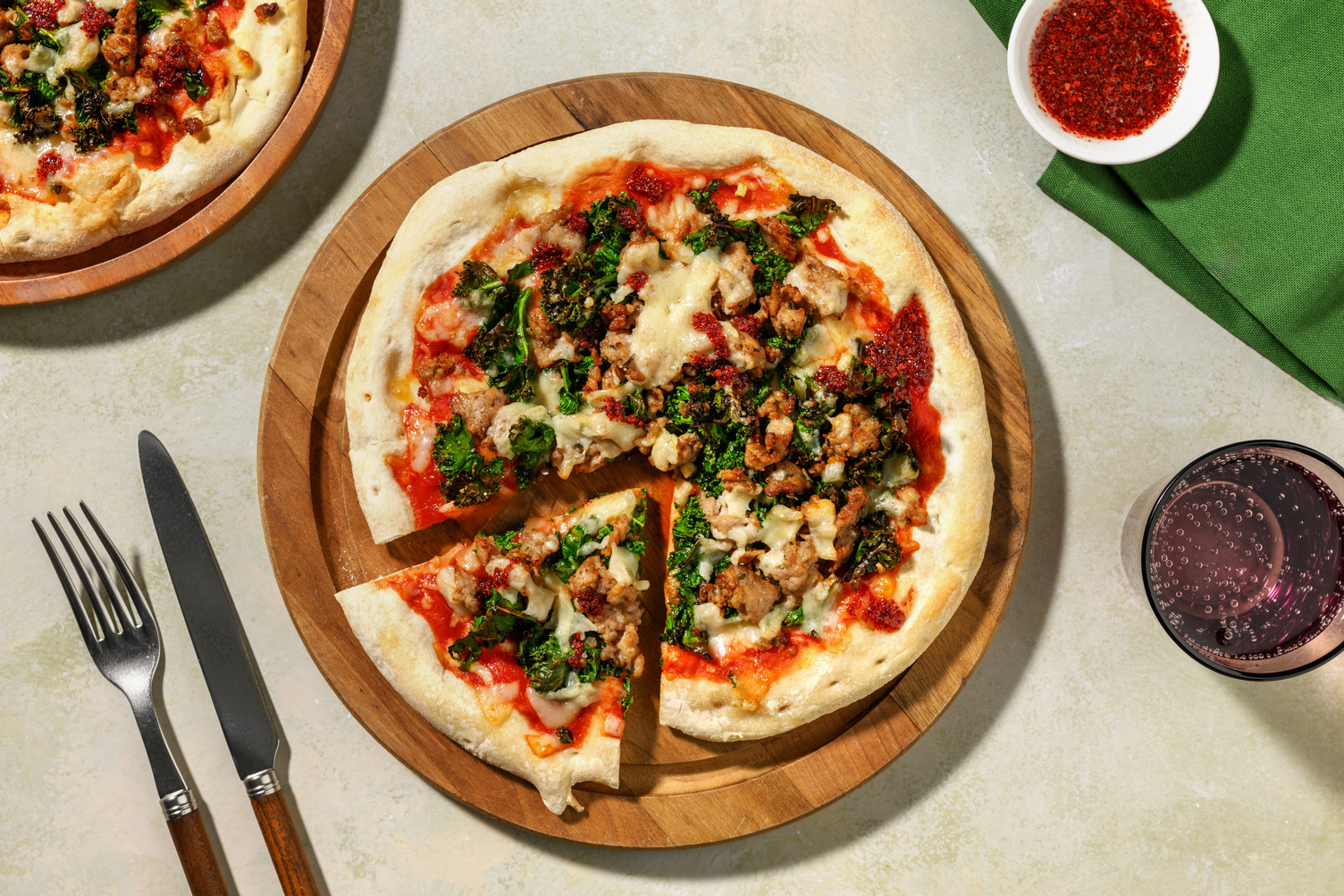 Extra Cheesy Prawn & Hot Honey Pizza