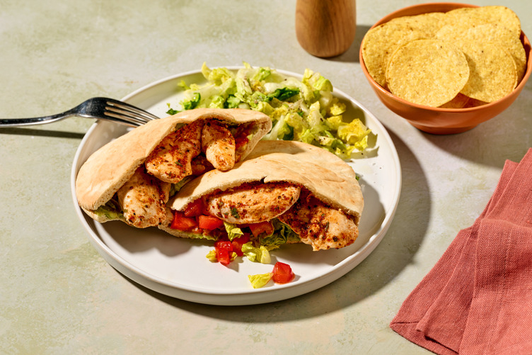 Tex-Mex Beef Rump & Tomato Relish Pita Pockets