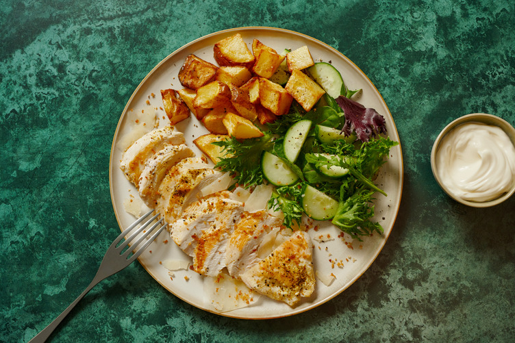Lemon Pepper Chicken & Golden Potato Chunks