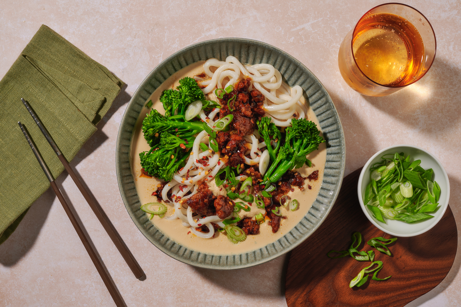 Trending Creamy Mapo Lamb & Tofu Udon
