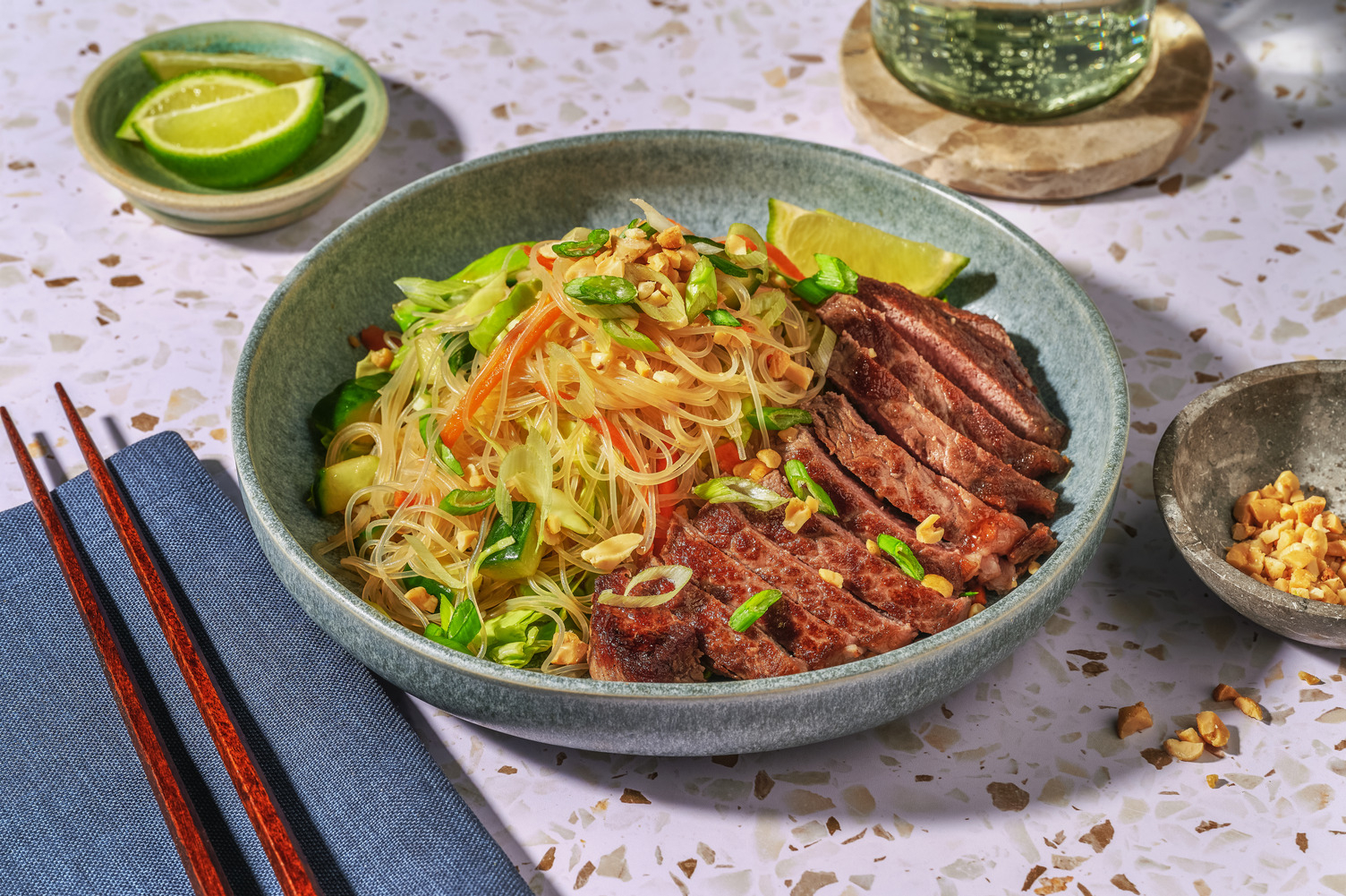 Easy Viet-Inspired Beef & Vermicelli Bowl