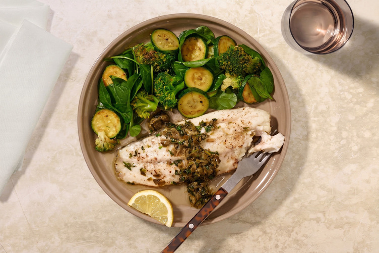 Zingy Salmon & Herby Caper Topping