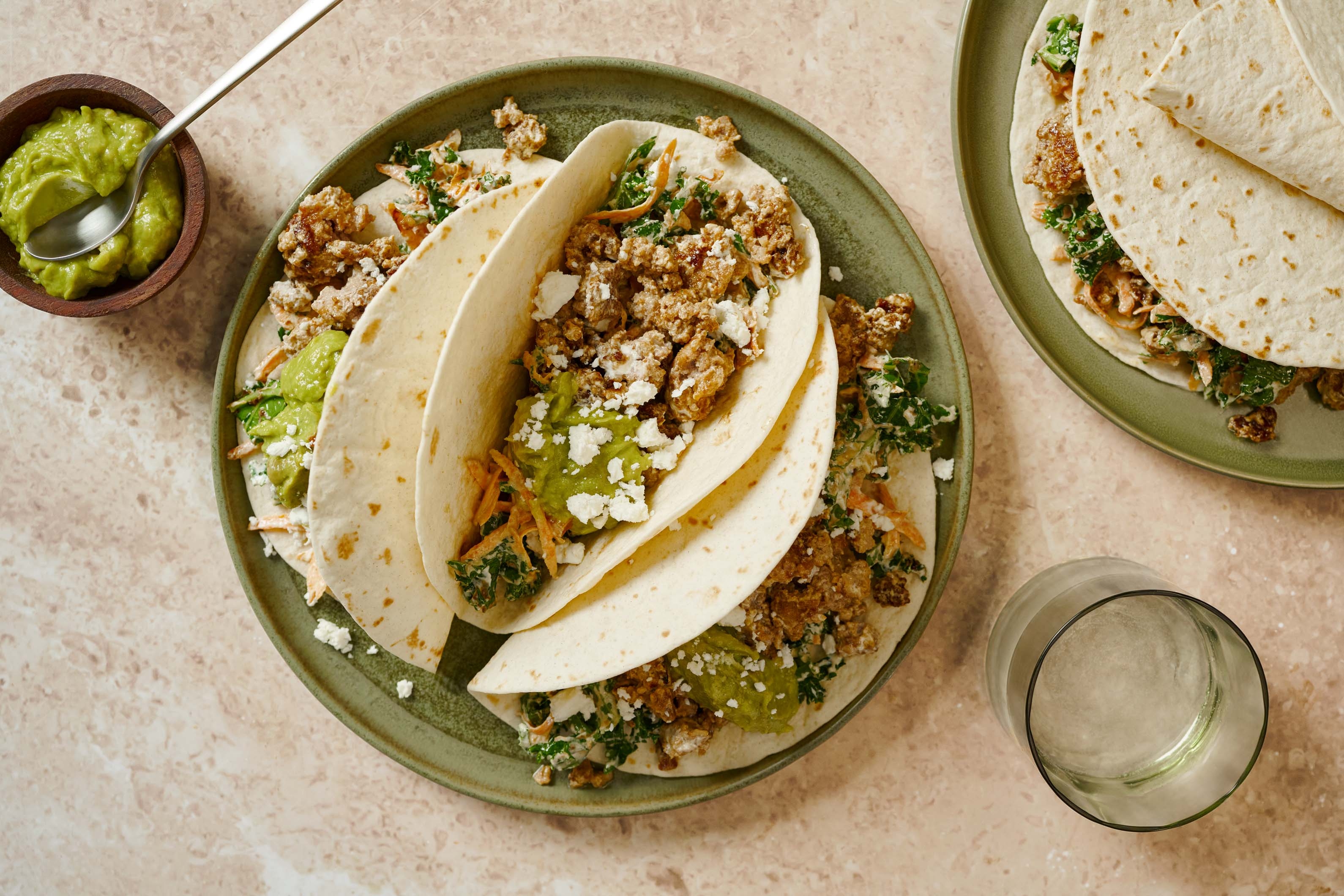 Choix du nutritionniste : Wraps de bœuf au balsamique crémeuse et chou frisé