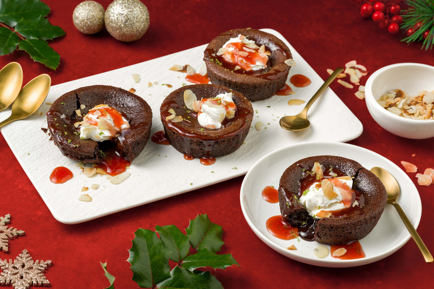 Chocolade moelleux met mascarpone | klaar om te bakken