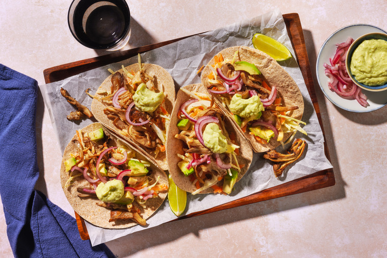 Tacos aux champignons au chipotle & fromage